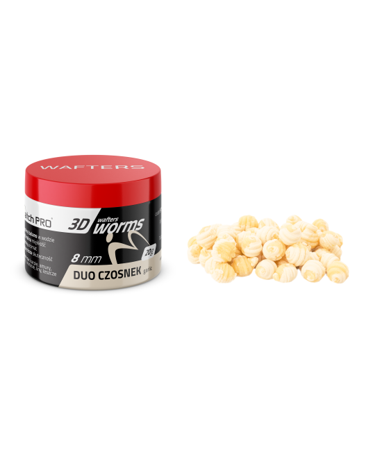 KULKI 3D WORMS WAFTERS DUO GARLIC 8mm 20g MatchPro