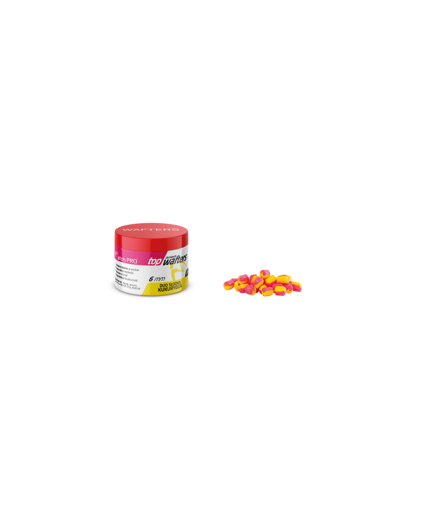 KULKI TOP DUMBELLS WAFTERS DUO SWEETCORN 6mm 20g MatchPro KULKI TOP DUMBELLS WAFTERS DUO SWEETCORN 6mm 20g MatchPro