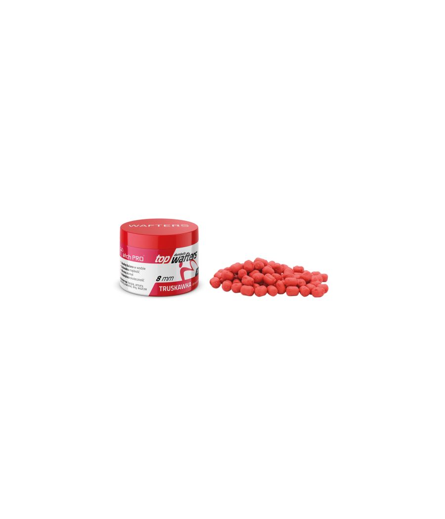 KULKI TOP DUMBELLS WAFTERS STRAWBERRY 8mm 20g MatchPro KULKI TOP DUMBELLS WAFTERS STRAWBERRY 8mm 20g MatchPro
