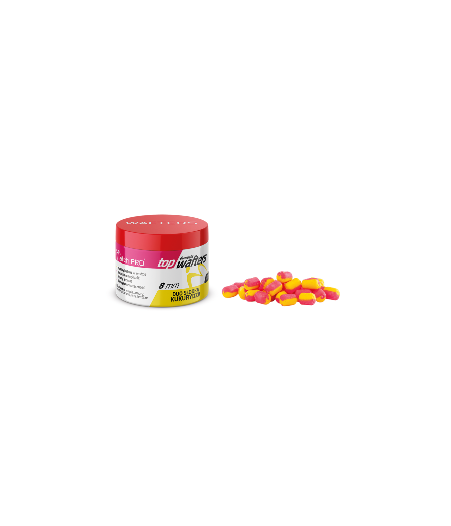 KULKI TOP DUMBELLS WAFTERS DUO SWEETCORN 8mm 20g MatchPro KULKI TOP DUMBELLS WAFTERS DUO SWEETCORN 8mm 20g MatchPro