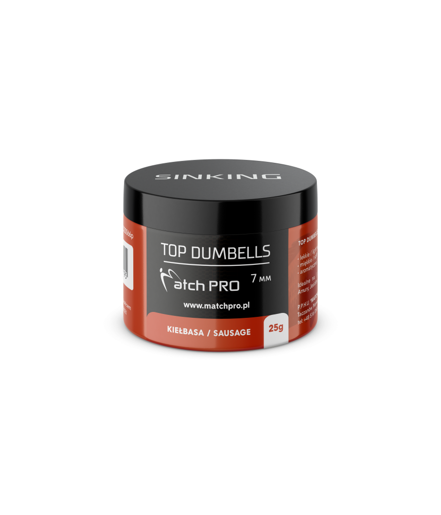 KULKI TOP DUMBELLS SAUSSAGE 7mm / 25g MatchPro