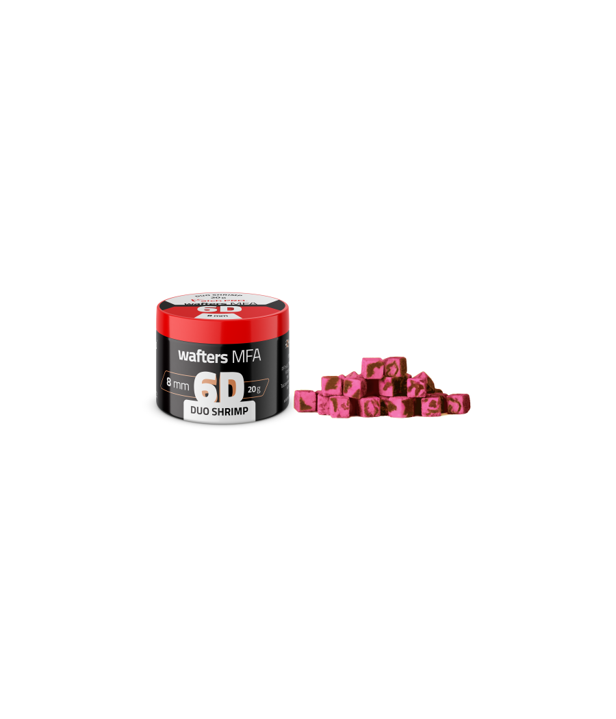 KULKI 6D WAFTERS MFA DUO SHRIMP 8x8mm 20g MatchPro KULKI 6D WAFTERS MFA DUO SHRIMP 8x8mm 20g MatchPro