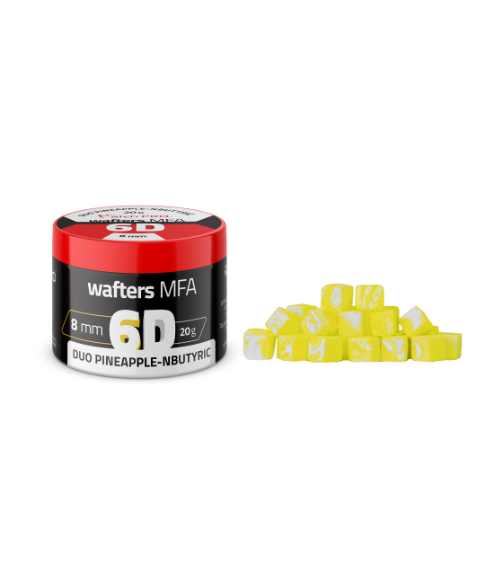 KULKI 6D WAFTERS MFA DUO PINEAPPLE-NBUTYRIC 8x8mm 20g MatchPro