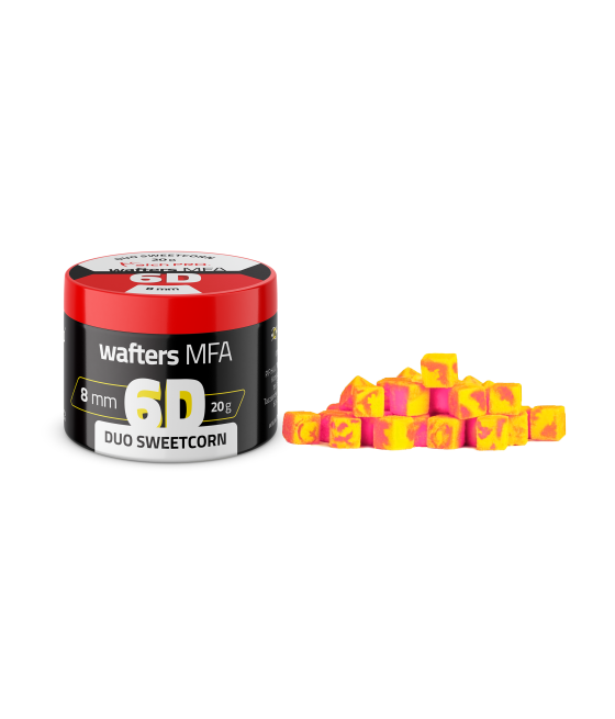 KULKI 6D WAFTERS MFA DUO SWEETCORN 8x8mm 20g MatchPro