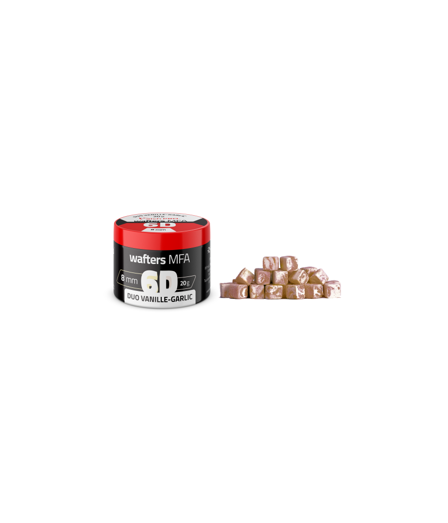 KULKI 6D WAFTERS MFA DUO VANILLE-GARLIC 8x8mm 20g MatchPro KULKI 6D WAFTERS MFA DUO VANILLE-GARLIC 8x8mm 20g MatchPro