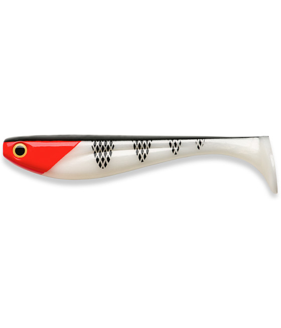 GUMA Wizzle Shad 8" 20,5cm 78g, KOLOR 357 - Red Head FISHUP 1SZT