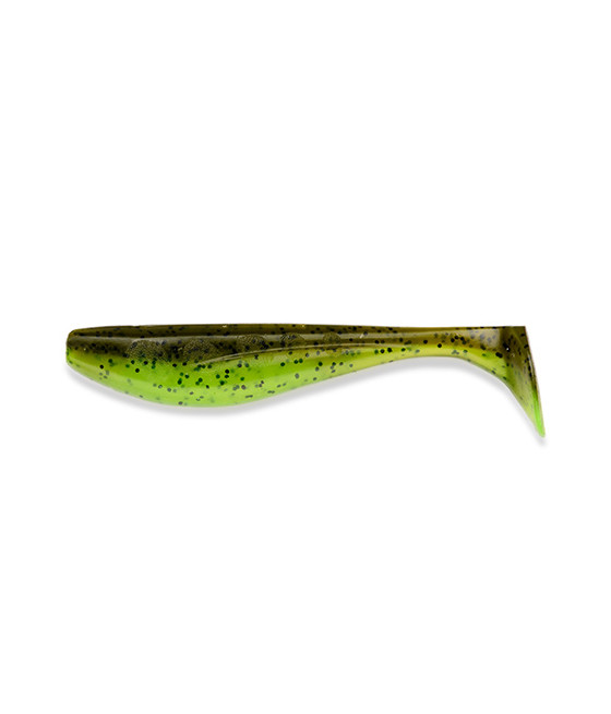 GUMA Wizzle Shad 5" 12,5cm 15g, KOLOR 204 - Green Pumpkin/Chartreuse FISHUP 1SZT