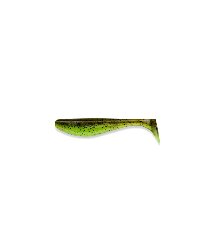 GUMA Wizzle Shad 5" 12,5cm 15g, KOLOR 204 - Green Pumpkin/Chartreuse FISHUP 1SZT