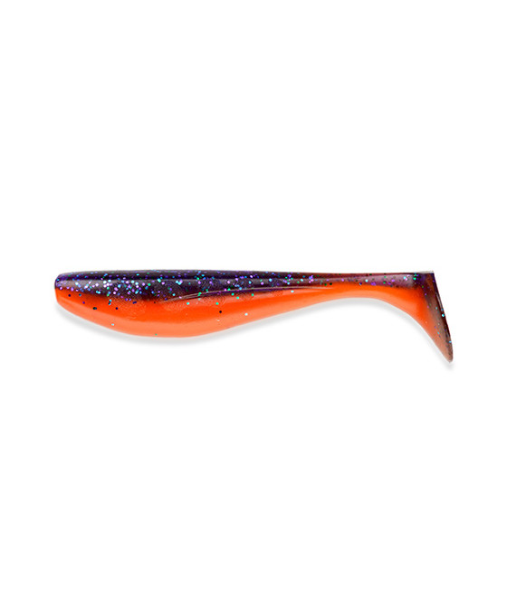 GUMA Wizzle Shad 5" 12,5cm 15g, KOLOR 207 - Dark Violet/Orange FISHUP 1SZT