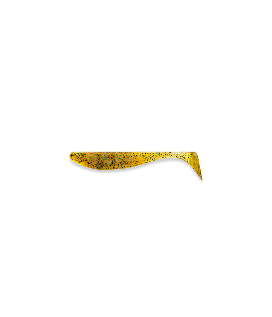 GUMA Wizzle Shad 5" 12,5cm 15g, KOLOR 036 - Caramel/Green & Black FISHUP 1SZT
