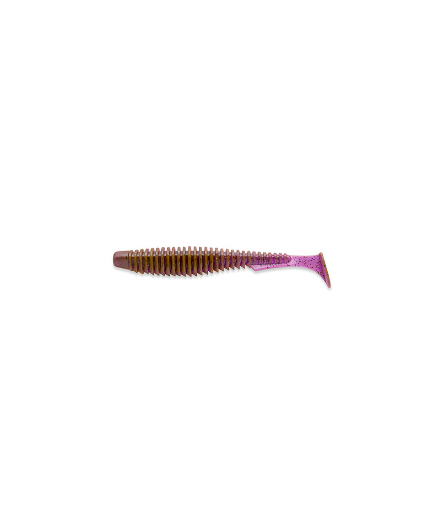 GUMA U-Shad 4" 101mm, KOLOR 016 - Lox/Green & Black FISHUP 1SZT