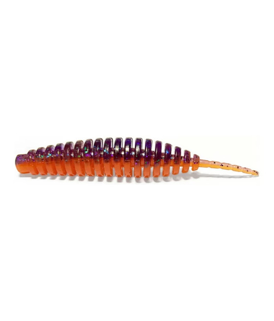 GUMA Tanta 2.5",  KOLOR 207 - Dark Violet/Orange FISHUP 8SZT
