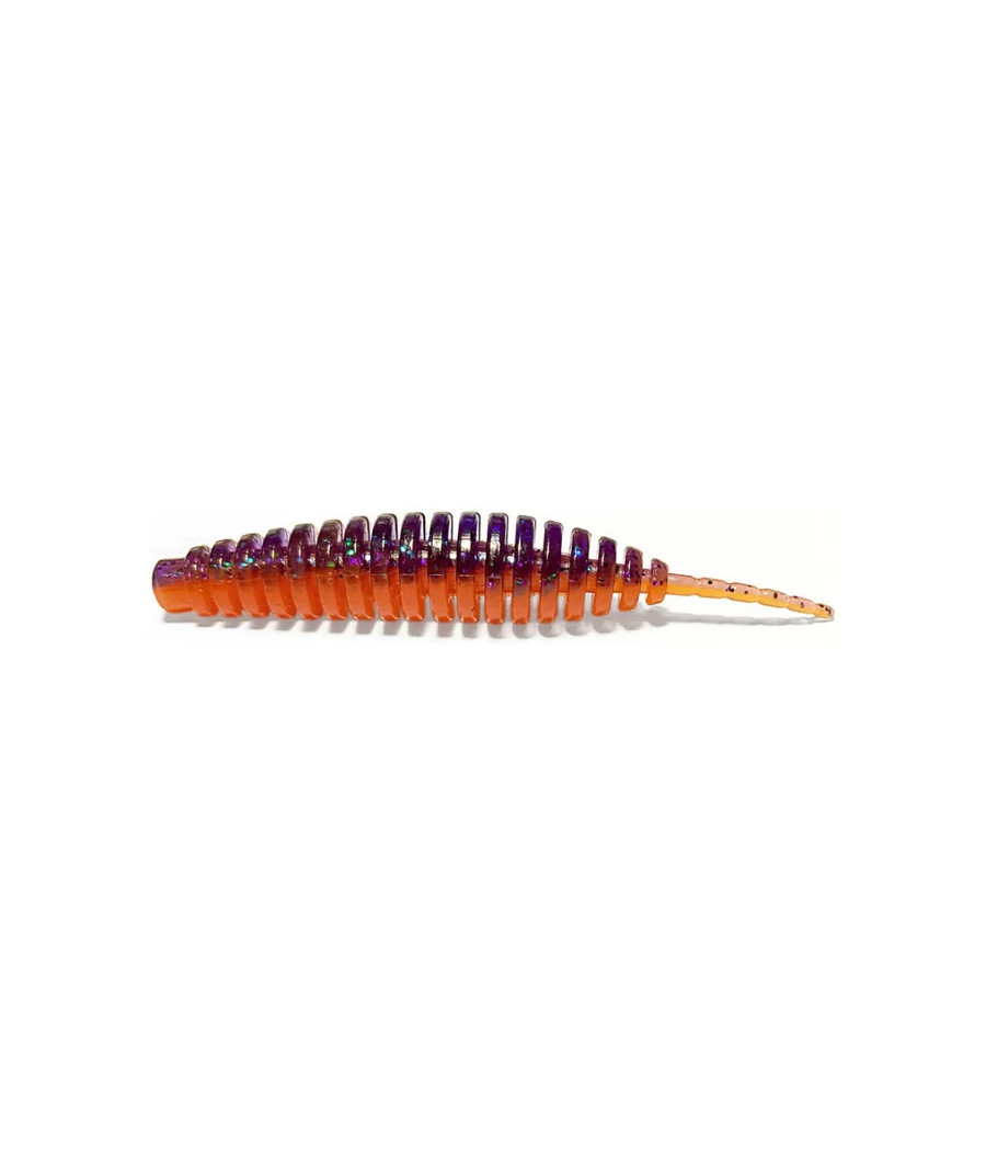 GUMA Tanta 2.5",  KOLOR 207 - Dark Violet/Orange FISHUP 8SZT