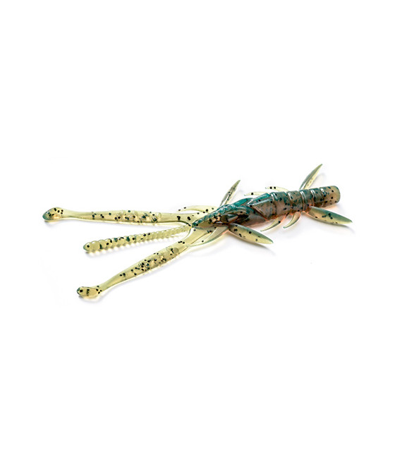 GUMA Shrimp 3",  KOLOR 017 - Motor Oil Pepper FISHUP 9SZT