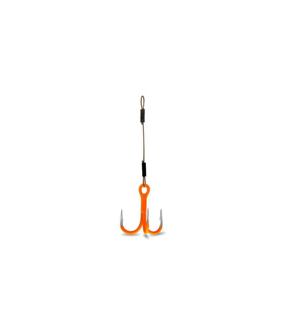 DOZBROJKA Gurza LEADER STINGER RIG ST-36 rozm.8 (5 & 7 & 8,5 сm) ORANGE uv 3SZT
