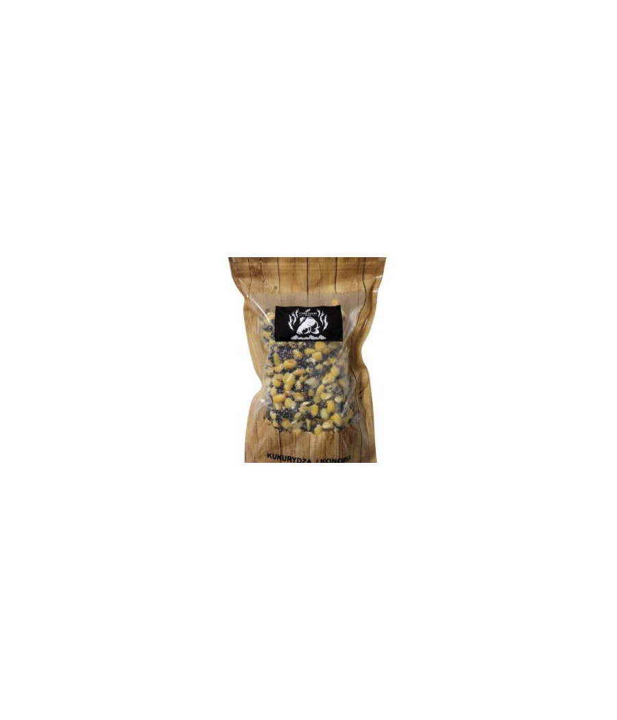 Kukurydza-Konopie 1 kg CARP FOOD