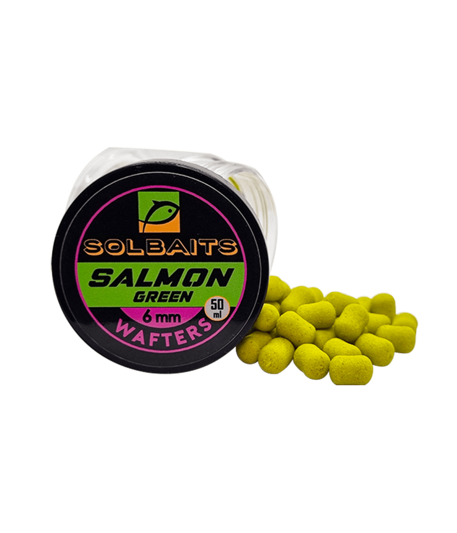 KULKI WAFTERS SALMON GREEN SOLBAITS 6mm 50ml