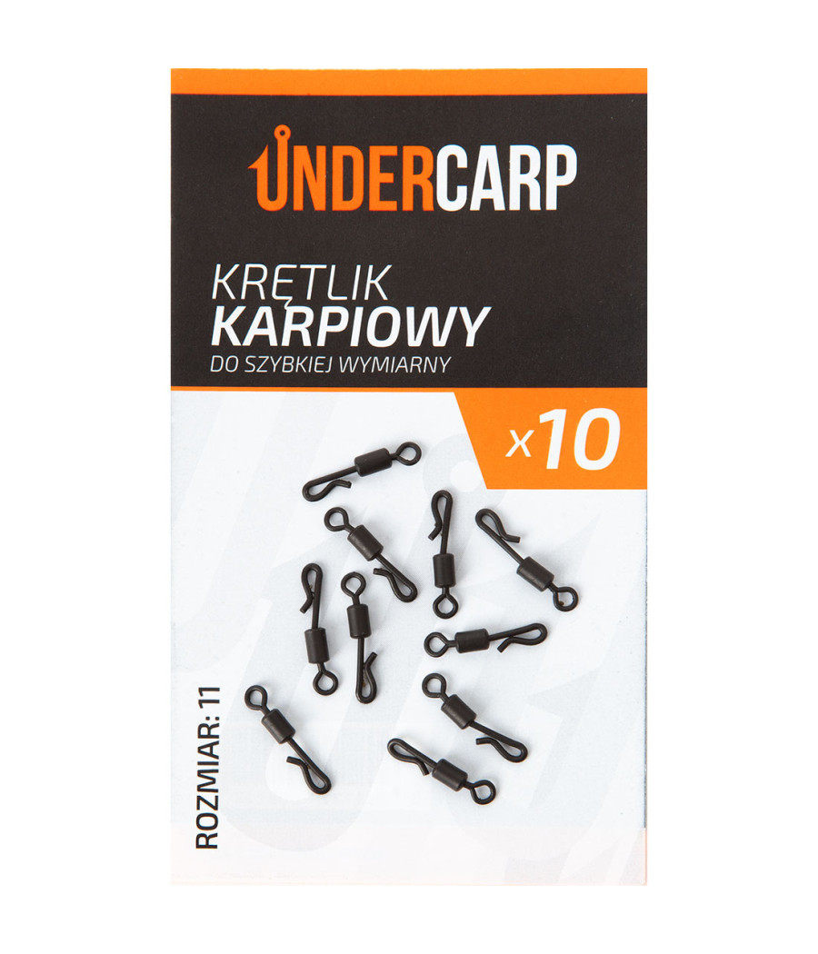 Krętlik Karpiowy do Szybkiej Wymiany Rozmiar 11 UnderCarp 10szt