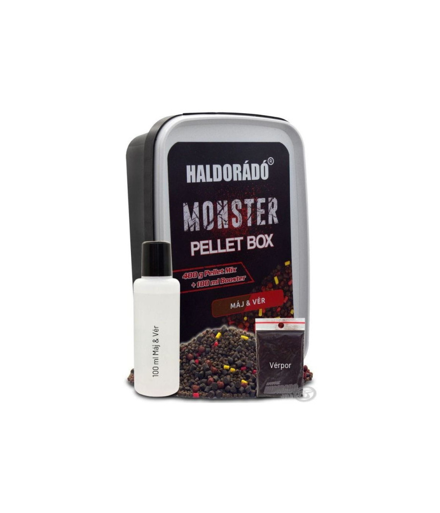 HALDORADO MONSTER PELLET BOX - WĄTROBA & KREW HALDORADO MONSTER PELLET BOX - WĄTROBA & KREW