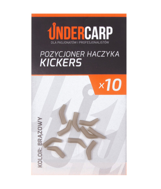 Pozycjoner Haczyka Kickers Brązowy 10szt UnderCarp