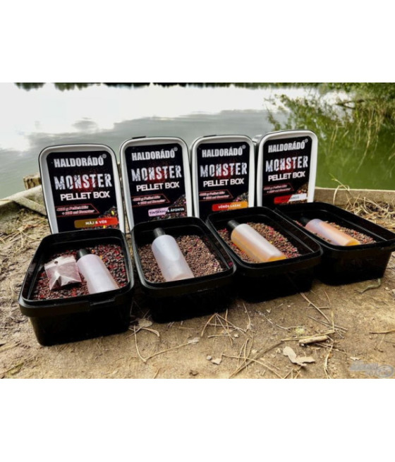 HALDORADO MONSTER PELLET BOX - WĄTROBA & KREW
