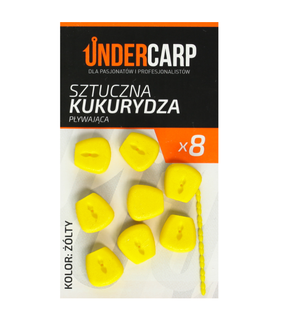 Sztuczna kukurydza pływająca – żółta 8szt UnderCarp