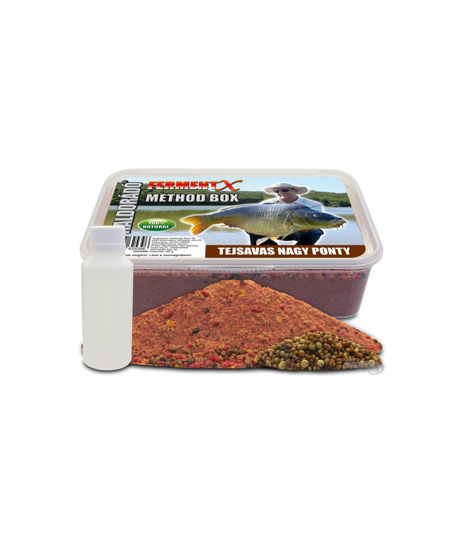 HALDORADO FERMENTX METHOD BOX ZANĘTA 500g +100 ml - DUŻY KARP