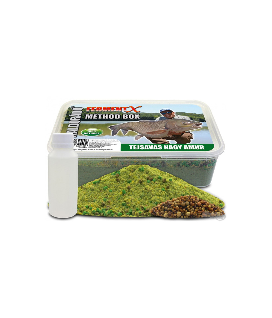 HALDORADO FERMENTX METHOD BOX ZANĘTA 500g +100 ml - DUŻY AMUR