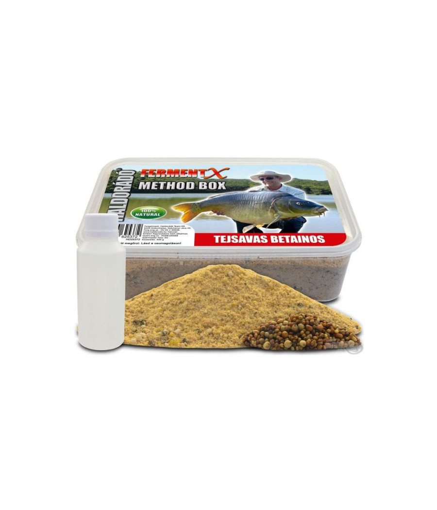 HALDORADO FERMENTX METHOD BOX ZANĘTA 500g +100 ml - BETAINA HALDORADO FERMENTX METHOD BOX ZANĘTA 500g +100 ml - BETAINA