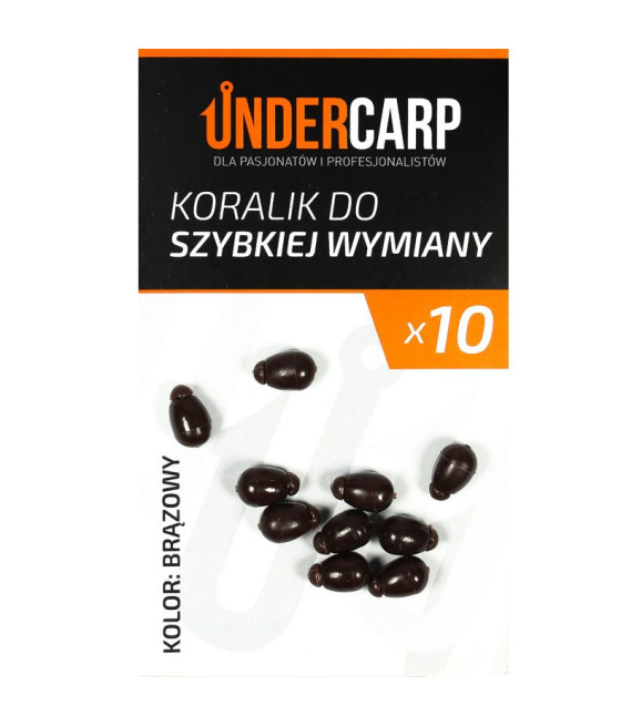 Koralik do szybkiej wymiany - brązowy UnderCarp 10szt
