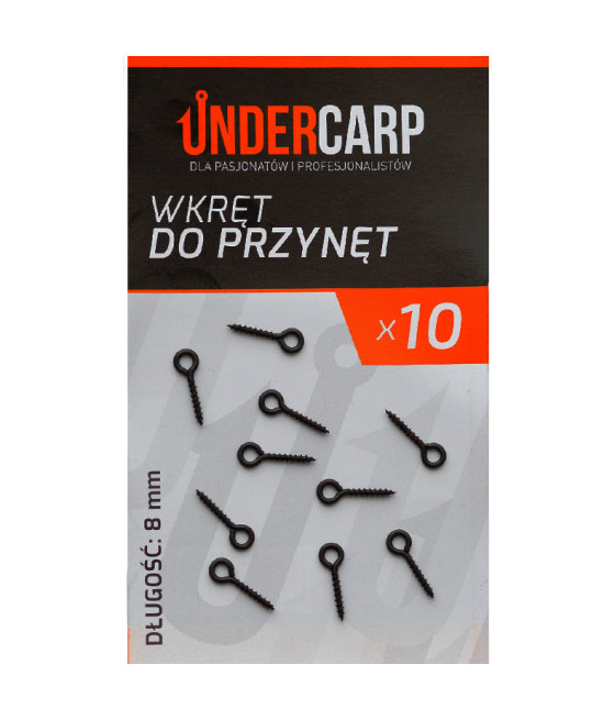 Wkręt do przynęt 8 mm UnderCarp 10szt