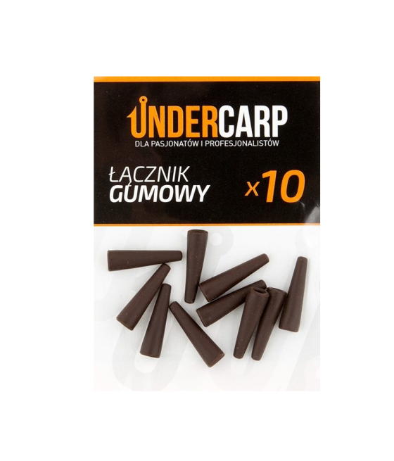 Łącznik gumowy brązowy UnderCarp 10szt