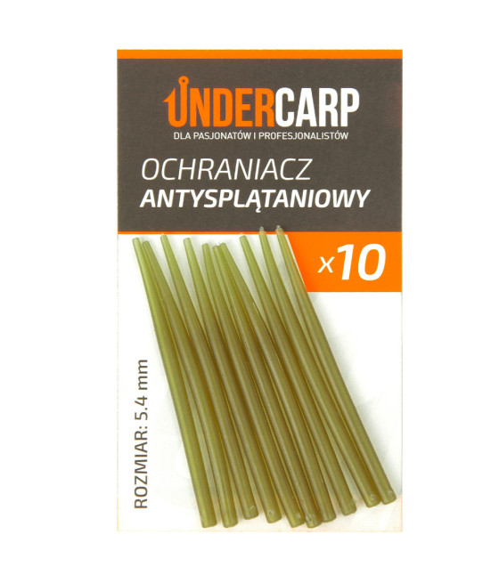 Ochraniacz antysplątaniowy zielony 54mm UnderCarp 10szt
