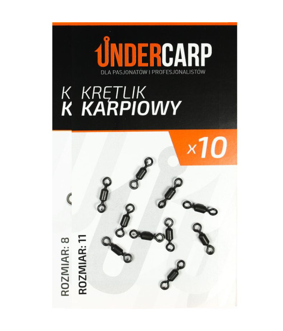 Krętlik karpiowy roz 11 UnderCarp 10szt
