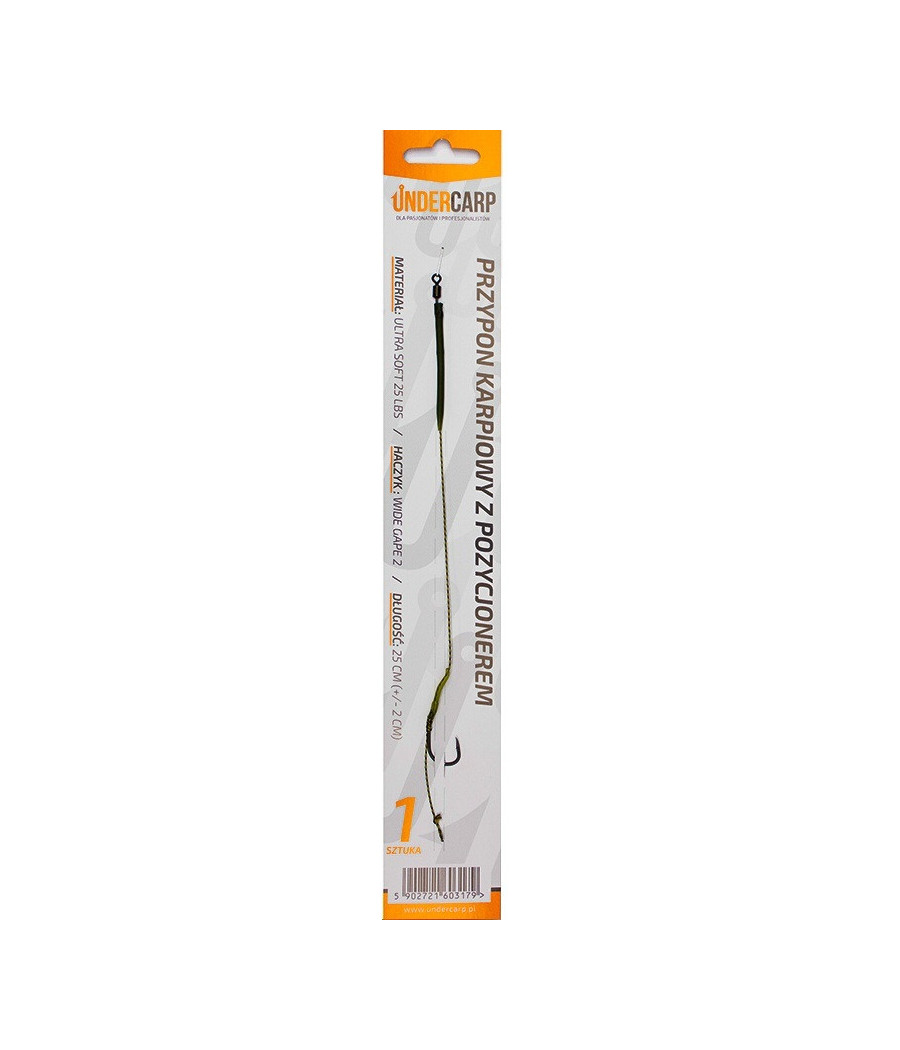 Przypon karpiowy z pozycjonerem roz 4 UnderCarp 1szt