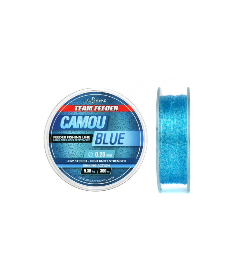 ŻYŁKA BY DÖME TEAM FEEDER CAMOU BLUE LINE 0,25 MM ŻYŁKA BY DÖME TEAM FEEDER CAMOU BLUE LINE 0,25 MM