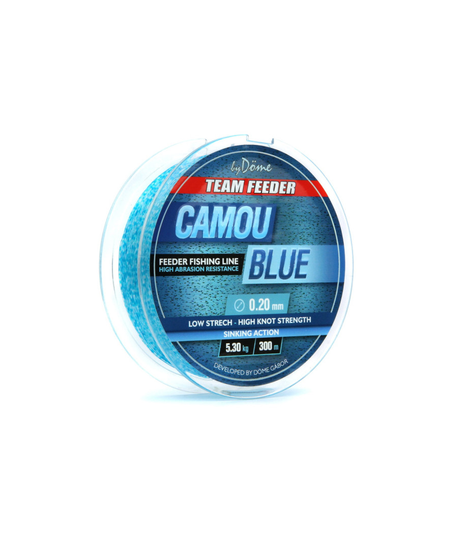 ŻYŁKA BY DÖME TEAM FEEDER CAMOU BLUE LINE 0,25 MM
