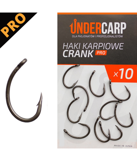 Haki Karpiowe Crank PRO roz 6 UnderCarp 10szt