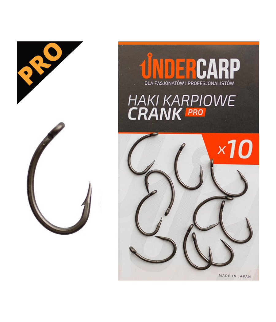 Haki Karpiowe Crank PRO roz 6 UnderCarp 10szt