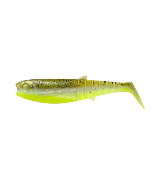 GUMA CANNIBAL SHAD 12,5cm 20g GREEN PEARL YELLOW PRZYNĘTA SAVEGE GEAR 1SZT