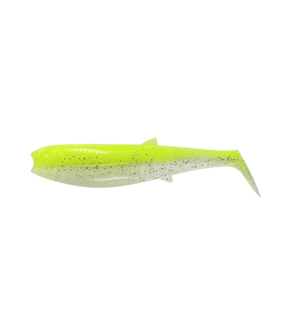 GUMA CANNIBAL SHAD 12,5cm 20g FLUO YELLOW GLOW PRZYNĘTA SAVEGE GEAR 1SZT
