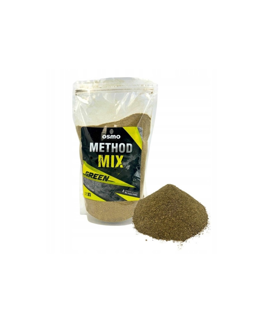 Zanęta Osmo Method Mix Green 800g feeder do metody Zanęta Osmo Method Mix Green 800g feeder do metody