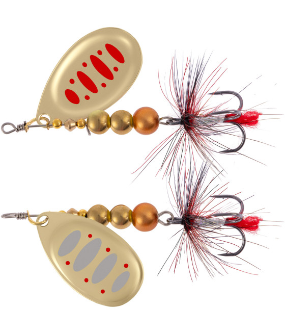 Obrotówka Spinning X-Fish Sirius nr 3 6,5g Gold SRD