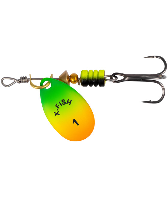 Obrotówka Spinning X-Fish Stark nr 1 2,5g Fire Tiger