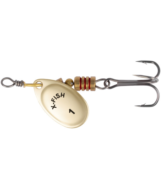 Obrotówka Spinning X-Fish Stark nr 1 2,5g Gold