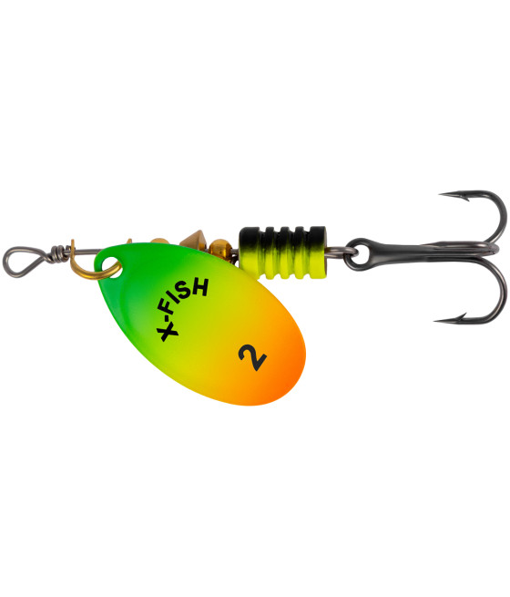 Obrotówka Spinning X-Fish Stark nr 2 4,5g Fire Tiger