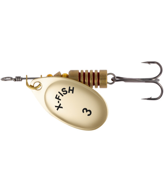 Obrotówka Spinning X-Fish Stark nr 3 7,5g Gold