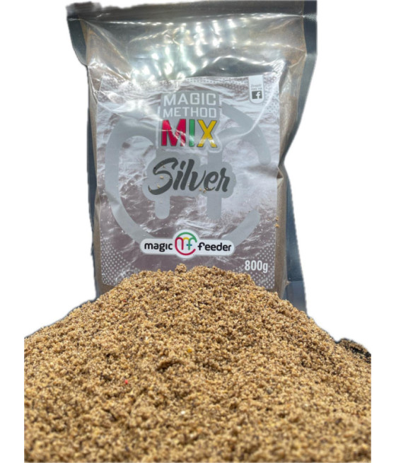Zanęta Magic FEEDER Method Mix SILVER 800g