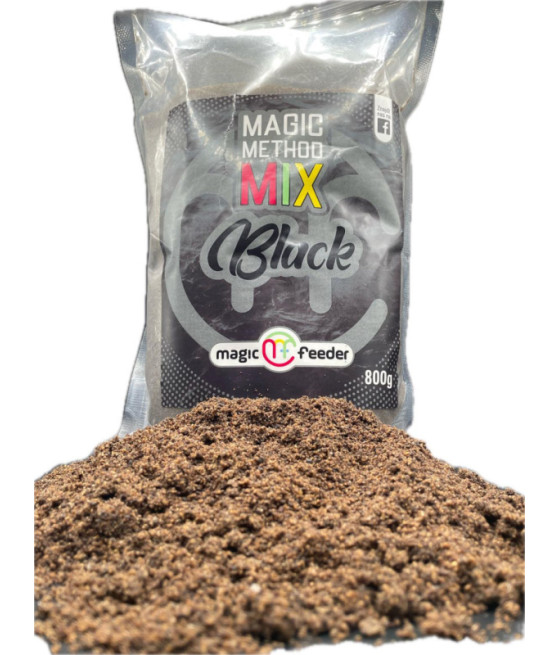 Zanęta Magic FEEDER Method Mix BLACK 800g