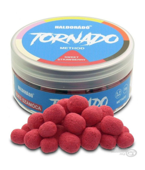 KULKI HALDORADO TORNADO METHOD FEEDER - SŁODKA TRUSKAWKA 6-8mm WAFTERS